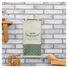 Кармашек текстильный этель "Vintage Collection" 2 отделения, 41х20 см