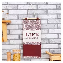 Кармашек текстильный этель "Восточные узоры" 2 отделения, 41х20 см