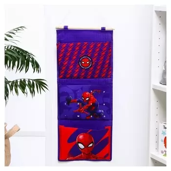 Кармашки вертикальные настенные, человек - паук