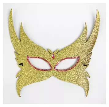 Карнавальная маска «Загадка», цвет золотой