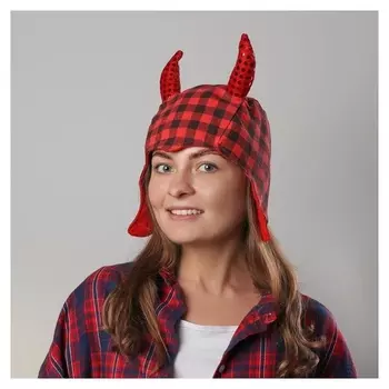 Карнавальная шапка «Чёрт»