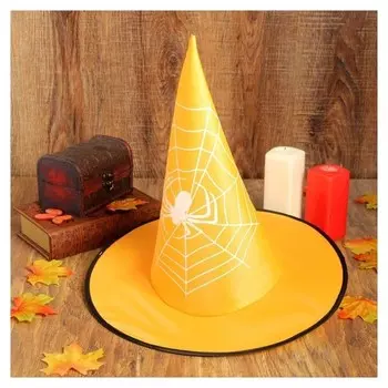 Карнавальная шляпа «Паук», цвет оранжевый