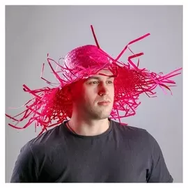 Карнавальная шляпа «Солома», цвет розовый
