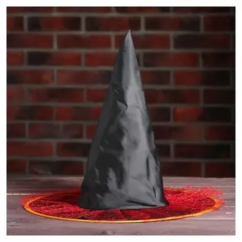 Карнавальная шляпа «Ведьмочка», цвет красный