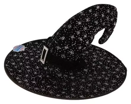 Карнавальная шляпа «Ведьмочка», со звёздами