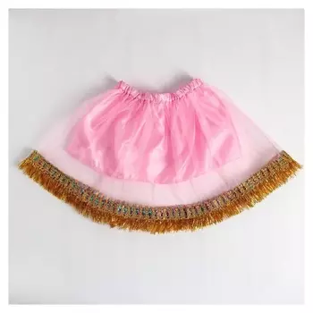 Карнавальная юбка «Бабочка», цвет розовый