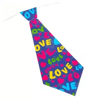 Карнавальный галстук «Сердца», набор 6 шт., виды