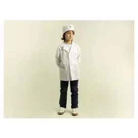Карнавальный костюм «Доктор», халат с длинным рукавом, шапочка, рост 110-116 см