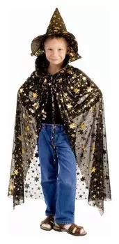 Карнавальный костюм «Звездочёт», шляпа, плащ, длина 100 см