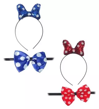 Карнавальный набор «Бантик», 2 предмета: ободок, бабочка