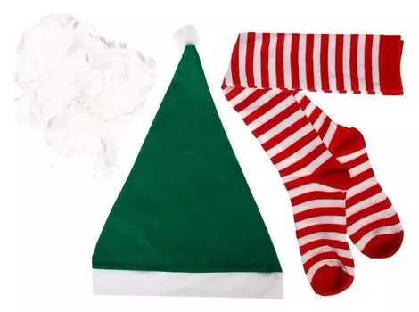 Карнавальный набор «Гном гномыч» борода, колпак, гетры