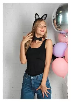 Карнавальный набор «Киска», бабочка, ушки