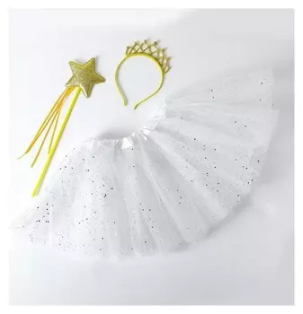 Карнавальный набор «Принцесса», ободок, юбка, жезл
