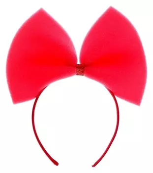 Карнавальный ободок «Бант», цвет красный