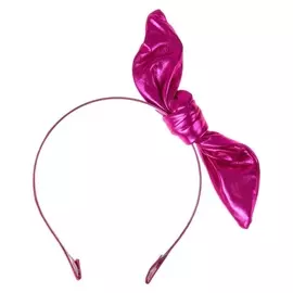 Карнавальный ободок «Бантик», цвет фуксия