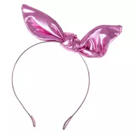 Карнавальный ободок «Бантик», цвет розовый