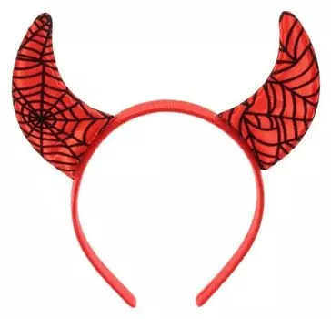 Карнавальный ободок «Чёрт», паутинка