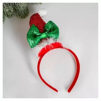 Карнавальный ободок «Колпак», с бантиком