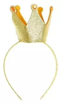 Карнавальный ободок «Корона», цвет золотой