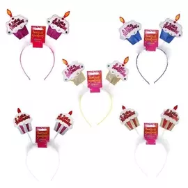 Карнавальный ободок «Пироженка со свечкой», виды