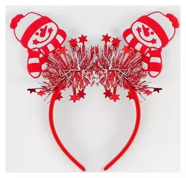 Карнавальный ободок Снеговики