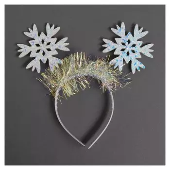 Карнавальный ободок Снежинки