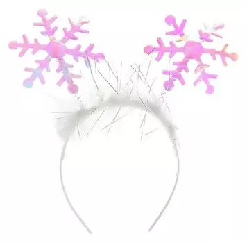 Карнавальный ободок «Снежинки», перелив