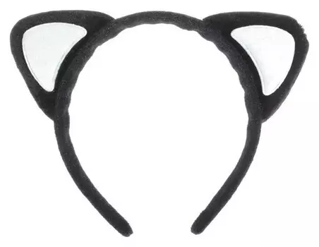 Карнавальный ободок «Ушки», цвет белый