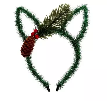 Карнавальный ободок «Ушки» с шишкой