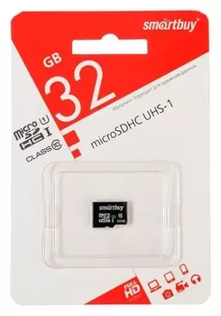 Карта памяти Smartbuy Microsd, 32 Гб, Sdhc, Uhs-i, класс 10