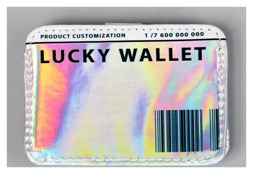 Картхолдер Lucky Wallet с зажимом, 10 х 7,5 см