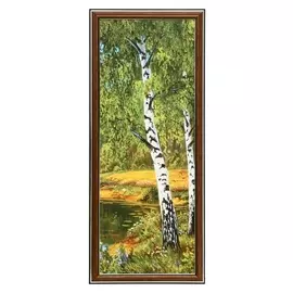 Картина "Березки" 20х50 (23х53) см