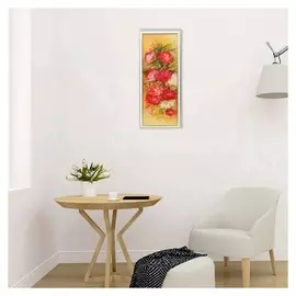 Картина "Цветочная гирлянда" 23х53 см