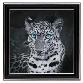 Картина "Гепард" 18х18(21,5х21,5) см