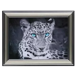 Картина "Голубоглазый хищник" 13х18(16х21) см
