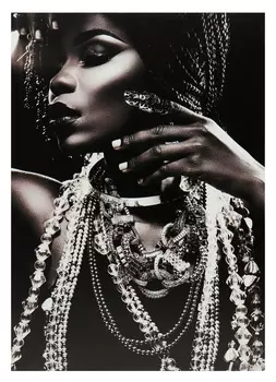 Картина-холст на подрамнике "Королева африки" 50х70 см