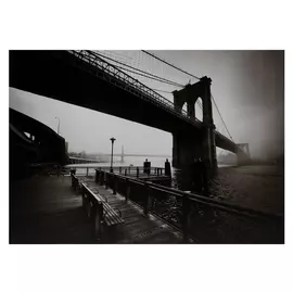 Картина-холст на подрамнике "Мост" 50х70 см