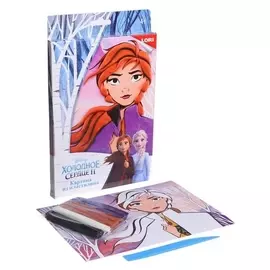 Картина из пластилина. холодное сердце-2 «Анна»