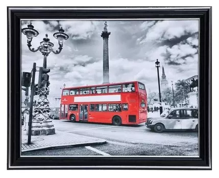 Картина "Лондон. трафик." 20х25(23х28) см