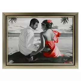 Картина "На берегу" 13х18 (16х21) см