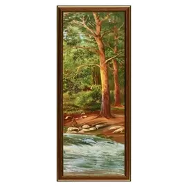 Картина "На берегу" 20х50 (23х53) см
