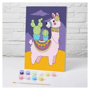 Картина по номерам «Лама» 20×30 см