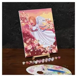 Картина по номерам на холсте с подрамником «Ангел», 40х30 см