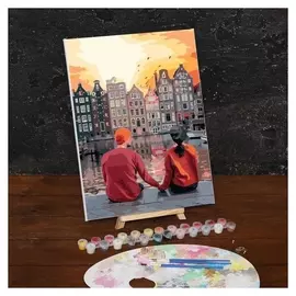 Картина по номерам на холсте с подрамником «Романтичный вечер», 40х30 см