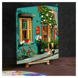 Картина по номерам с дополнительными элементами «Городской пейзаж», 30х40 см