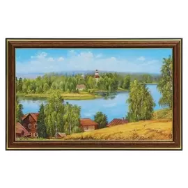 Картина "Поле" 20х30(23х33) см