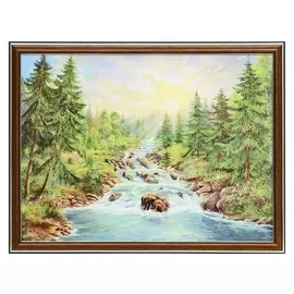 Картина "Пороги" 30х40 (33х43)см