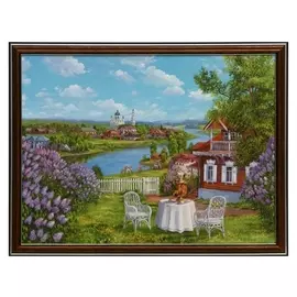 Картина "Прекрасное утро" 30х40 (33х43)см