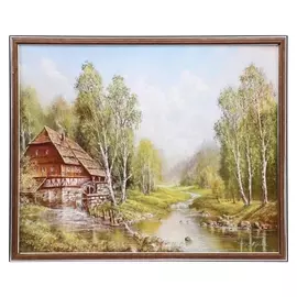 Картина "Сторожка" 43х53 см