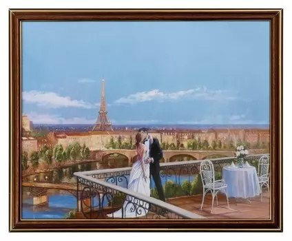 Картина "Утро в париже" 28х38 см